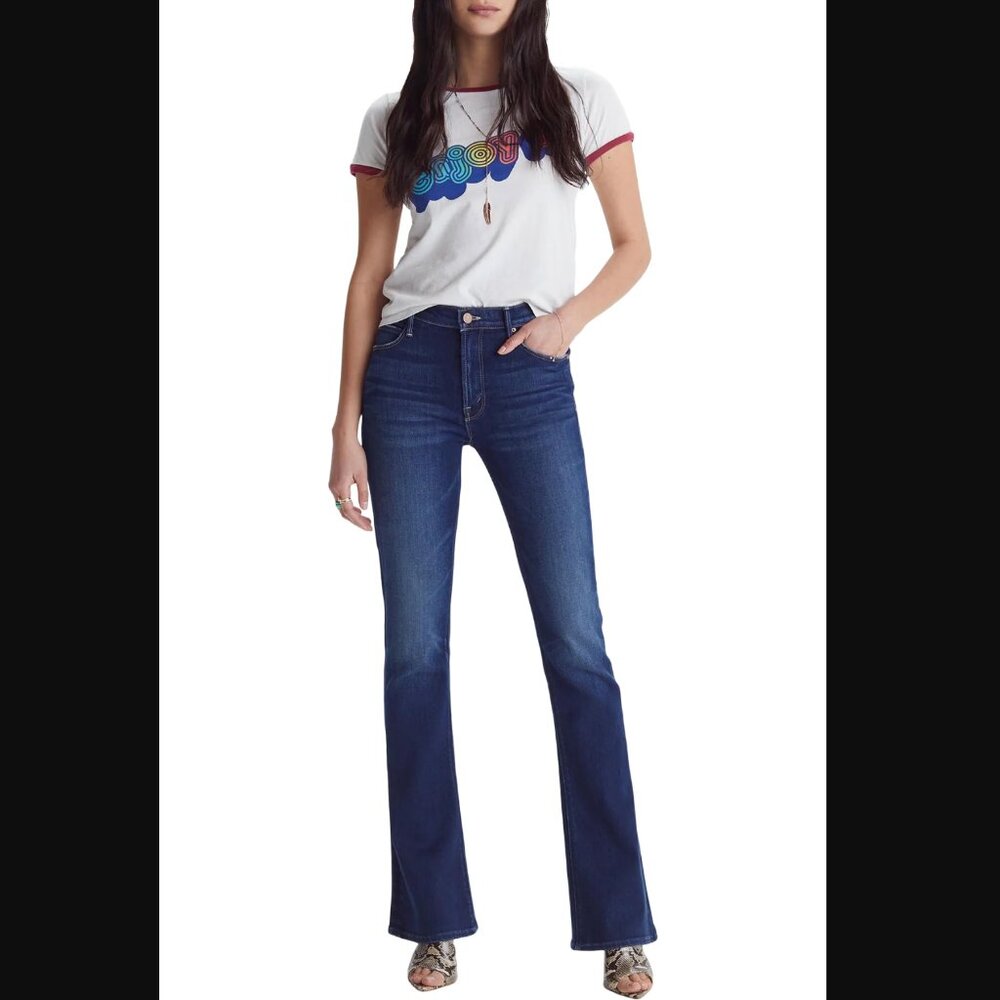 MOTHER The Runaway Bootcut Jeans (Home Movies) NWT Size 28